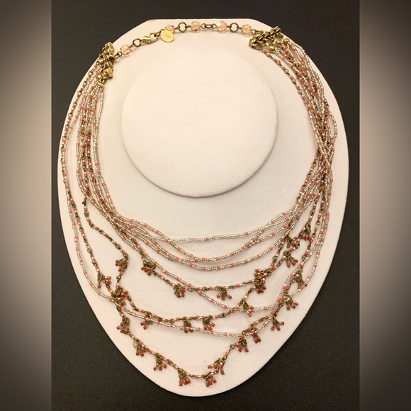 Rachel Reinhardt choker beaded necklace - Picture 1 of 7